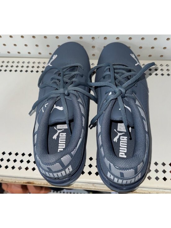 PUMA Viz Runner Mens Athletic Road Running Training Shoes Size 9 WIDE Blue White main image 4